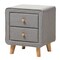 Baxton Studio Jonesy MidCentury Modern Transitional Grey Fabric Upholstered Full Size 3Piece Bedroom Set 219-6702-7288-ZORO - alternate 6